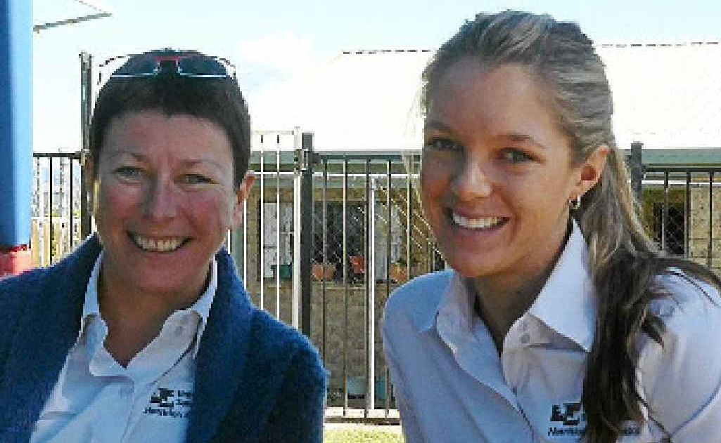 Margo Bell (left) and Danielle Voller, University of Sunshine Coast dietitian/nutritionist students. Margo Bell (left) and Danielle Voller, University of Sunshine Coast dietitian/nutritionist students.